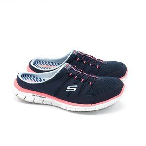 Skechers Sport Women's Glider Fashion Sneaker Blue Coral 9.5